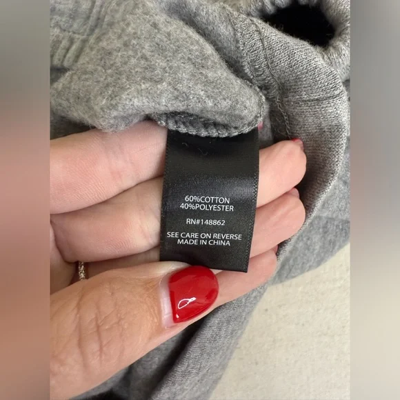 SK100 NWT Torrid Heather Gray Sweatshirt Material Skirt - Picture 4 of 7